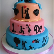 Юлии Черняковой   - свадебные торты, Беларусь - фото 3